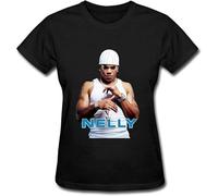 Men's Nelly Country Grammar T-Shirt Men's Black Tee(X-Large)