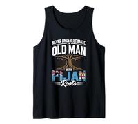 Mens Never Underestimate an Old Man with Fijan Roots Tank Top