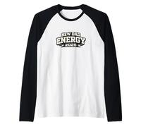 Mens New Dad Energy 2025 First Time Father New Dad Announcement Raglan Baseball Tee