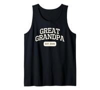 Mens New Great Grandpa Est 2026 1st First Time Pregnancy Tank Top