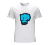Men's New Pew Die Pie Pewdiepie Symbol Famous Vlogger Mens T-Shirts White 3XL