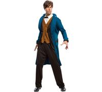 Rubie's Official Fantastic Beasts Warner Bros Newt Scamander Deluxe Mens Costume
