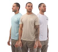 Men's NICCE Krylbo 3 Pack T-Shirts in Multicolour