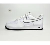 Mens Nike Air Force 1 Low 07 Leather White Black Outline Swoosh Various Sizes