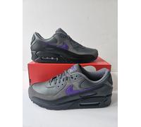 Men's Nike Air Max 90 Racing Pack Iron Grey Wild Grape Trainers UK Size 11.5