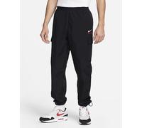 Mens Nike Air Woven Water Resistant Cargo Pants Trousers Black Red Size Small