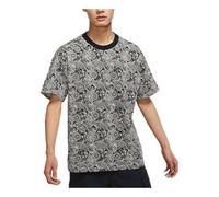 Men's Nike Curved Teardrop Printing Cotton Short Sleeve Sail White T-Shirt DN7304-133 XXL