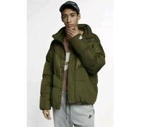 MENS NIKE DOWN FILL PUFFER JACKET SIZE XL (928893 395) OLIVE CANVAS LOOSE FIT