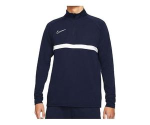 Men's Nike DRI-FIT ACADEMY Logo Printing Long Sleeves Dark Blue T-Shirt CW6111-451 XXL