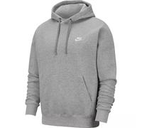 Men's Nike Fleece Hoodie Hoody Hooded Sweatshirt Jumper Pullover Jacket - Grey