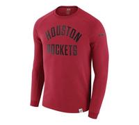 Men's Nike Houston Rockets Alphabet Printing Round Neck Pullover Red 860716-657 M