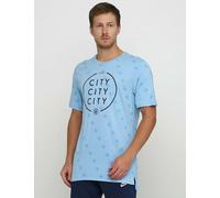 MENS NIKE Manchester City FC Squad T-SHIRT SIZE M / L (913405 488) BLUE