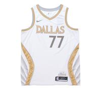 Men's Nike NBA Basketball Sports SW Fan Edition 20-21 Season Doncic Mavericks . No. 77 White Jersey CN1723-101 M