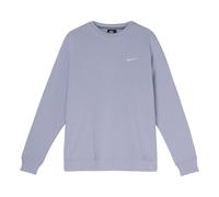 Men's Nike Solid Color Chest Brand Logo Printing Embroidered Round Neck Pullover Autumn Light Purple 916609-539 XL