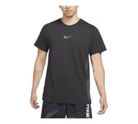 Men's Nike Solid Color Training Alphabet Logo Printing Short Sleeve Black T-Shirt DD1829-010 M