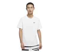 Men's Nike Sportswear Solid Color Embroidered Logo Micro Mark Round Neck Casual Short Sleeve White T-Shirt BV0508-100 L