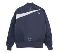 Men's Nike Sportswear Swoosh Therma-FIT Contrasting Colors Large Logo Reversible Loose Aviator Padded Jacket Blue DD6056-437 XL