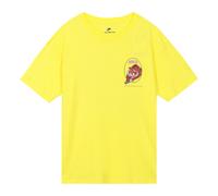 Men's Nike TIGER Logo Printing Round Neck Short Sleeve Yellow T-Shirt DO6628-731 XL