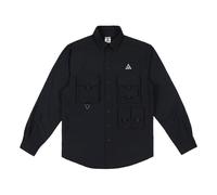 Men's Nike x ACG Multiple Pockets Long Sleeves Waterproof Sports Logo Casual Jacket Autumn Black DB1014-010 M