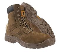 MENS NON SAFETY DESERT COMBAT MILITARY ZIP ARMY SHOES HIGH ANKLE CADET WORK SECURITY BOOTS (8 UK, numeric_8)