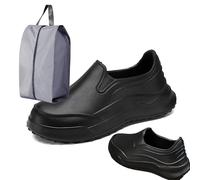 Men's Non-Slip Chef Shoes Professional Kitchen Work Shoes, Mens Nursing Shoes Slip-Resistant & Breathable Safety Shoes for Chefs, Comfortable Restaurant Footwear, Oil & Water Resistant(7 UK)