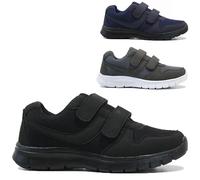 Men's Non-Slip Memory Foam Running Shoes - Wide Fit Walking & Running Trainers | Lightweight, Comfortable Gym (Grey, UK Footwear Size System, Adult, Men, Numeric, Wide, 10)