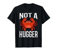 Mens Not A Hugger Funny Anti Social Introvert Crab Value Graphic T-Shirt