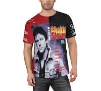 Men's Novelty Black Shakin T-Shirt Short Sleeve Tshirt Stevens Singer Tee Tops Round Neck T Shirt for Male Big Boys Fans Merch Gifts