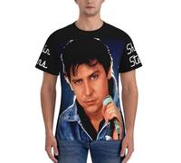 Men's Novelty Black Shakin T-Shirt Short Sleeve Tshirt Stevens Singer Tee Tops Round Neck T Shirt for Male Big Boys Fans Merch Gifts