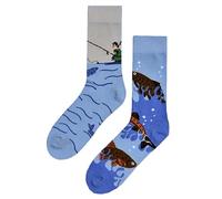 Mens Novelty Fisherman Angler Odd Socks One Size UK 6-11 EU 40-46