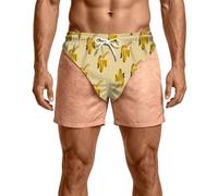 Men's Novelty Hairy Legs Print Swim Trunks Hilarious Prank Beach Shorts | Lightweight Quick-Dry Bottoms For Pool Parties Tropical Getaways And Outdoor Summer Gatherings With Relaxed Secure Fit