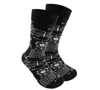 Mens Nuclear Physics Socks, Novelty Funny Calf Sock 6-10 Cotton Casual Socks High Birthday Ankle Socks Maths Engineering Gift for Dad Grandad Husband