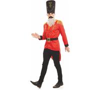 Mens Nutcracker Toy Soldier Costume M - XL Adult Christmas Ballet Fancy Dress