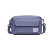 Men's Nylon Messenger Bag Outdoor Shoulder Satchel, Japanese Style Casual Crossbody Bag with Front Flap Pocket, Lightweight Utility Design for Daily Travel, Streetwear or Urban Commuting