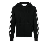 Men's Off-White FW22 Back Arrow Pattern Printing Hooded Long Sleeves Ordinary Version Black OMBE013C99FLE0061001 S