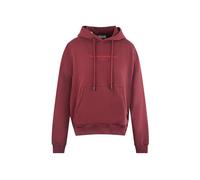 Men's Off-White How Was Your Delivery Dark Red Skate Hoodie