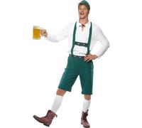 Mens Oktoberfest Beer Festival Lederhosen Fancy Dress Costume
