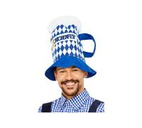 Mens Oktoberfest Chequered Beer Hat