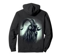 Mens Old Goat Intense Stare Funny Old Ram Pullover Hoodie
