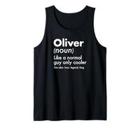 Mens Oliver Like A Normal Guy Only Cooler Legend King First Name Tank Top