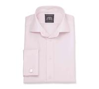 Men's Oliver Pink Herringbone Made To Measure Shirt - Size: One Size - Savile Row Company