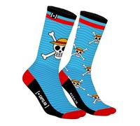 Men's One Piece Cotton Socks, 1 Pair of Novelty Socks for Men, Limited and Original Edition, Turquoise/Red/Black/White, 39-42
