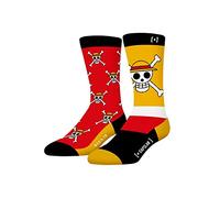 Men's One Piece Cotton Socks, 1 Pair of Novelty Socks, Original and Breathable, Red, 43-46