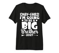 Mens Only Child Expires 2027 Going to Be A Big Brother Novelty Premium T-Shirt