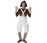 Mens Oompa Loompa Costume Charlie And The Chocolate Factory Adult Fancy Dress