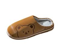 Mens Open Back Slippers Size 8.5 Indoor Outdoor Anti Slip House Shoes Fleece Lined Washable Mule Slippers Slip On Mules Mens Memory Foam Slippers Slip On Warm House Slippers A