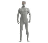 Mens Open Face Spandex Bodysuit Full Body 2nd Skin Tight Suit Stretchy Halloween Costume Unitard Bodysuit Catsuit Men Stretch Spandex Cosplay Party Performance Outfits