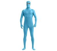 Mens Open Face Spandex Bodysuit Full Body 2nd Skin Tight Suit Stretchy Halloween Costume Unitard Bodysuit Catsuit Men Stretch Spandex Cosplay Party Performance Outfits