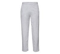 Mens Open Hem Jogging Pants Unbrushed Fleece Casual Lightweight Joggers Bottoms