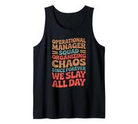 Mens Operational Manager Squad Office Business Operation Manager Tank Top